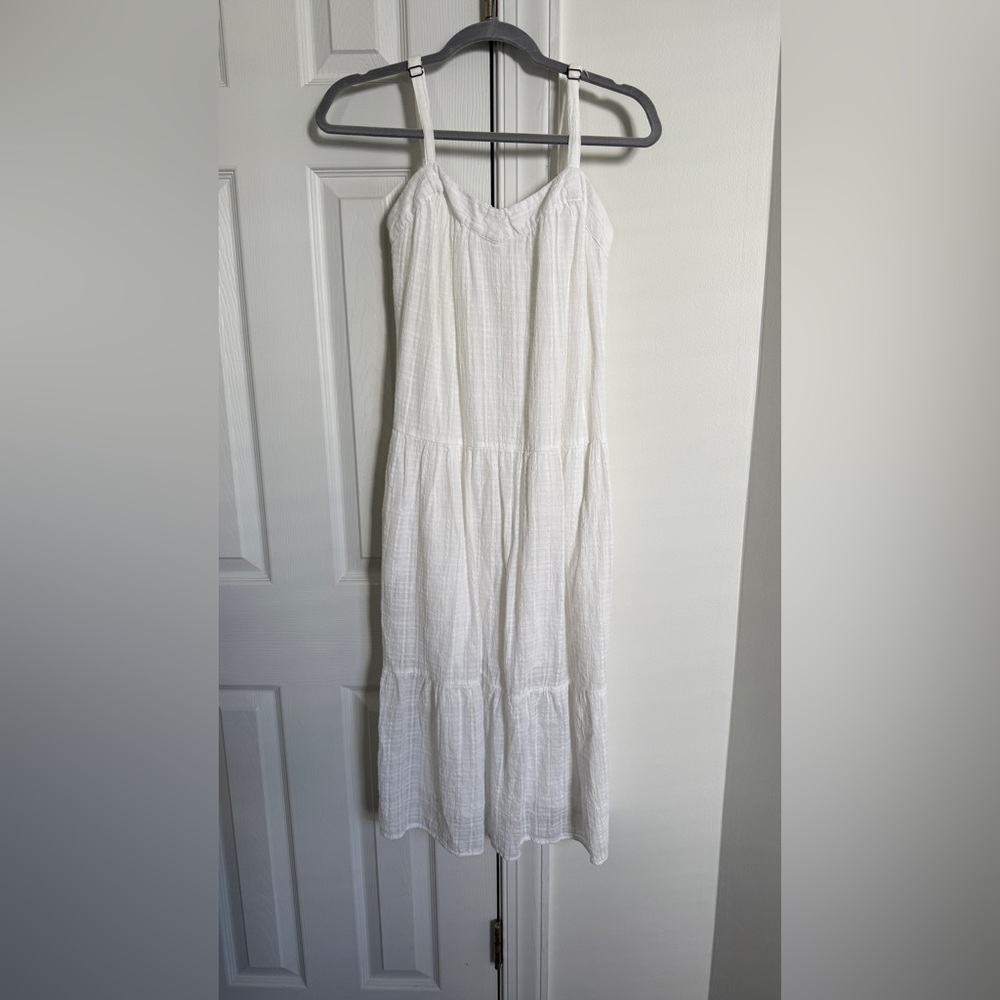 Knox Rose Strapless White Maxi Dress